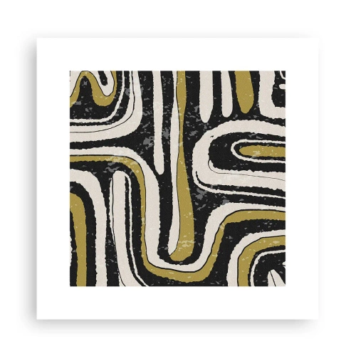 Poster - Compositions: Tracks and Alleys - 30x30 cm