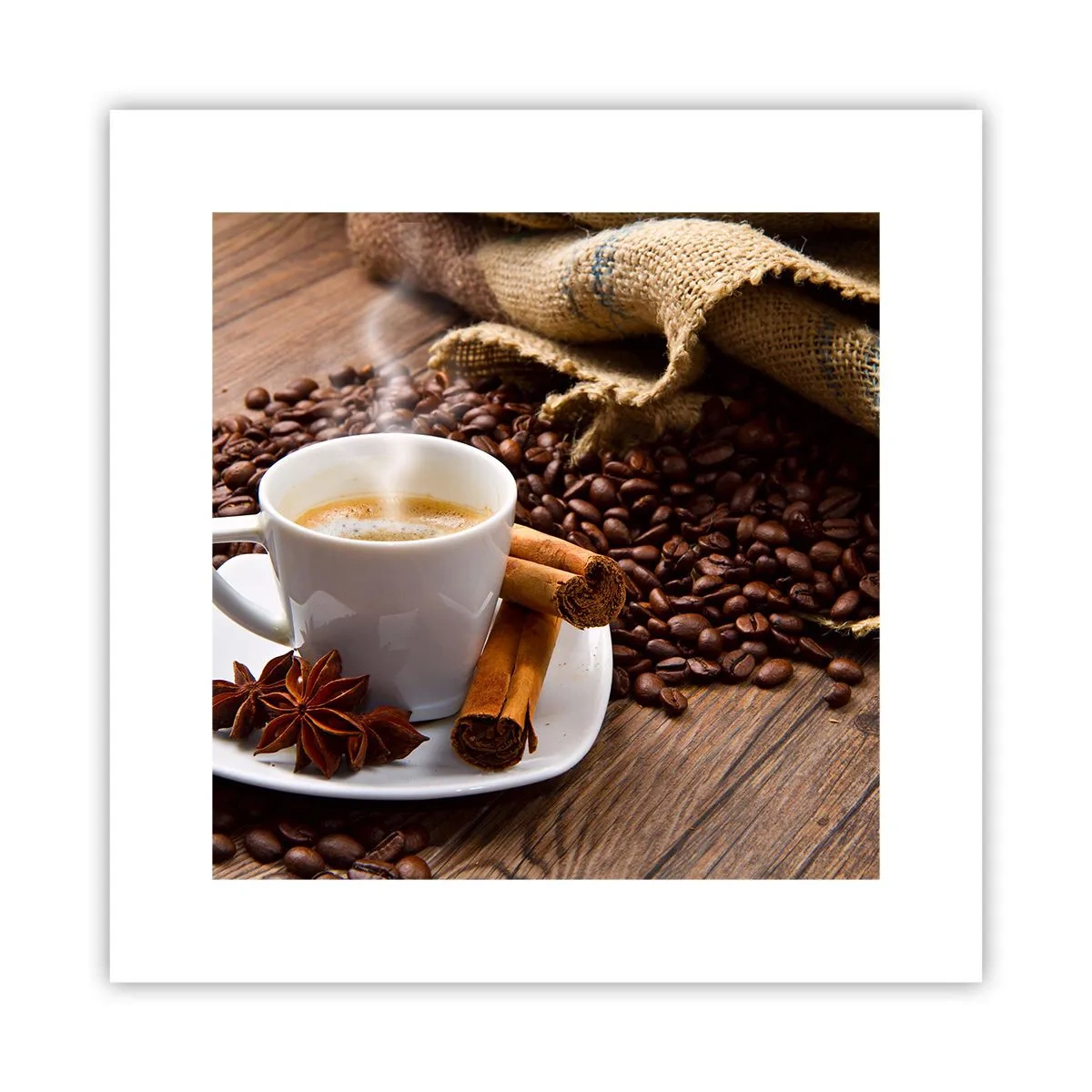 Poster - Spicy Flavour and Aroma - 30x30 cm