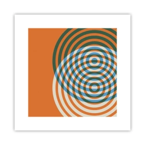 Poster - Abstract Variation on a Circle - 30x30 cm
