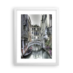 Poster in white frmae - For Centuries in Quiet Contemplation - 30x40 cm