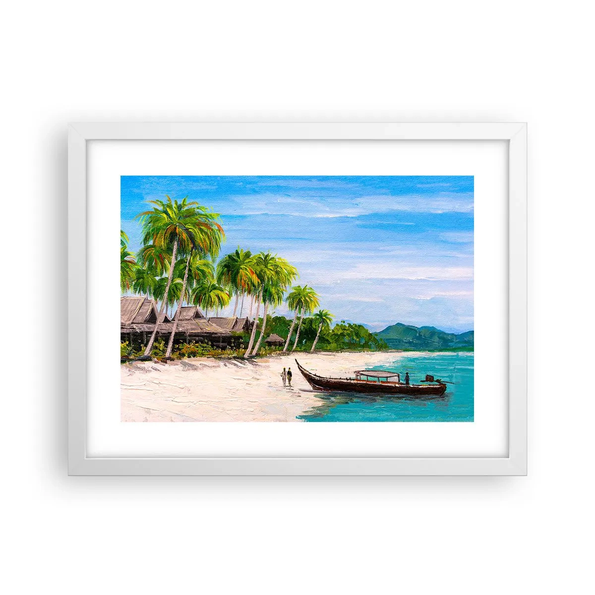 Poster in white frmae - Exotic Dream - 40x30 cm