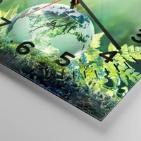 Clock face with numbers