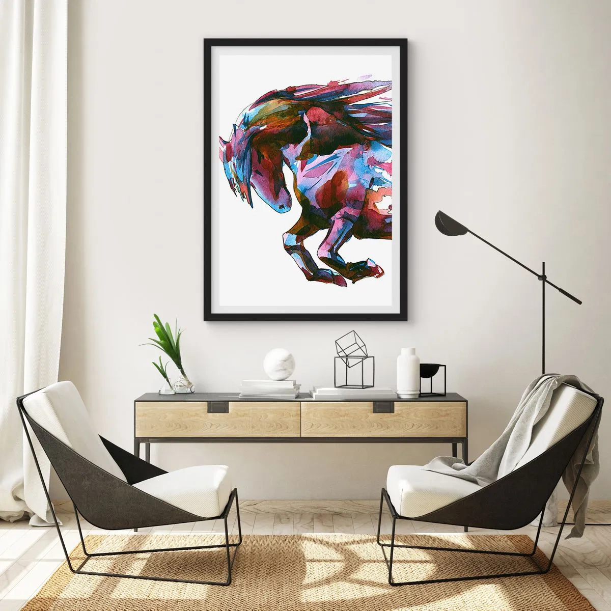 Poster in black frame - In Elation - 70x100 cm