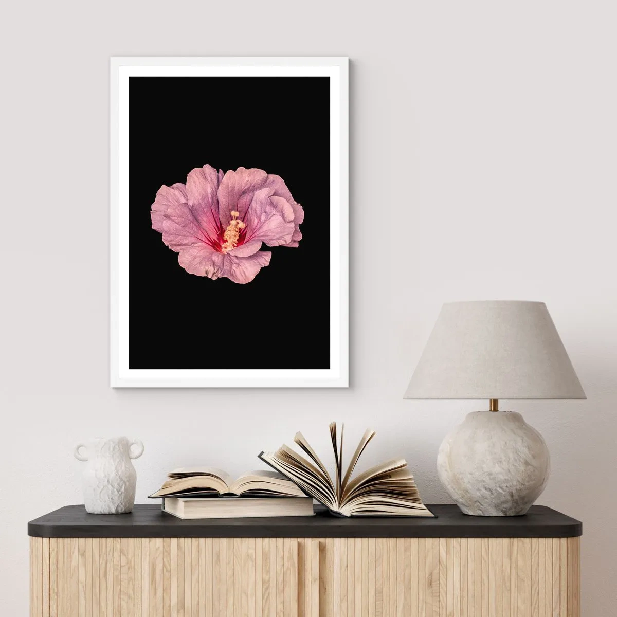 Poster in white frmae - Straight from the Heart - 61x91 cm