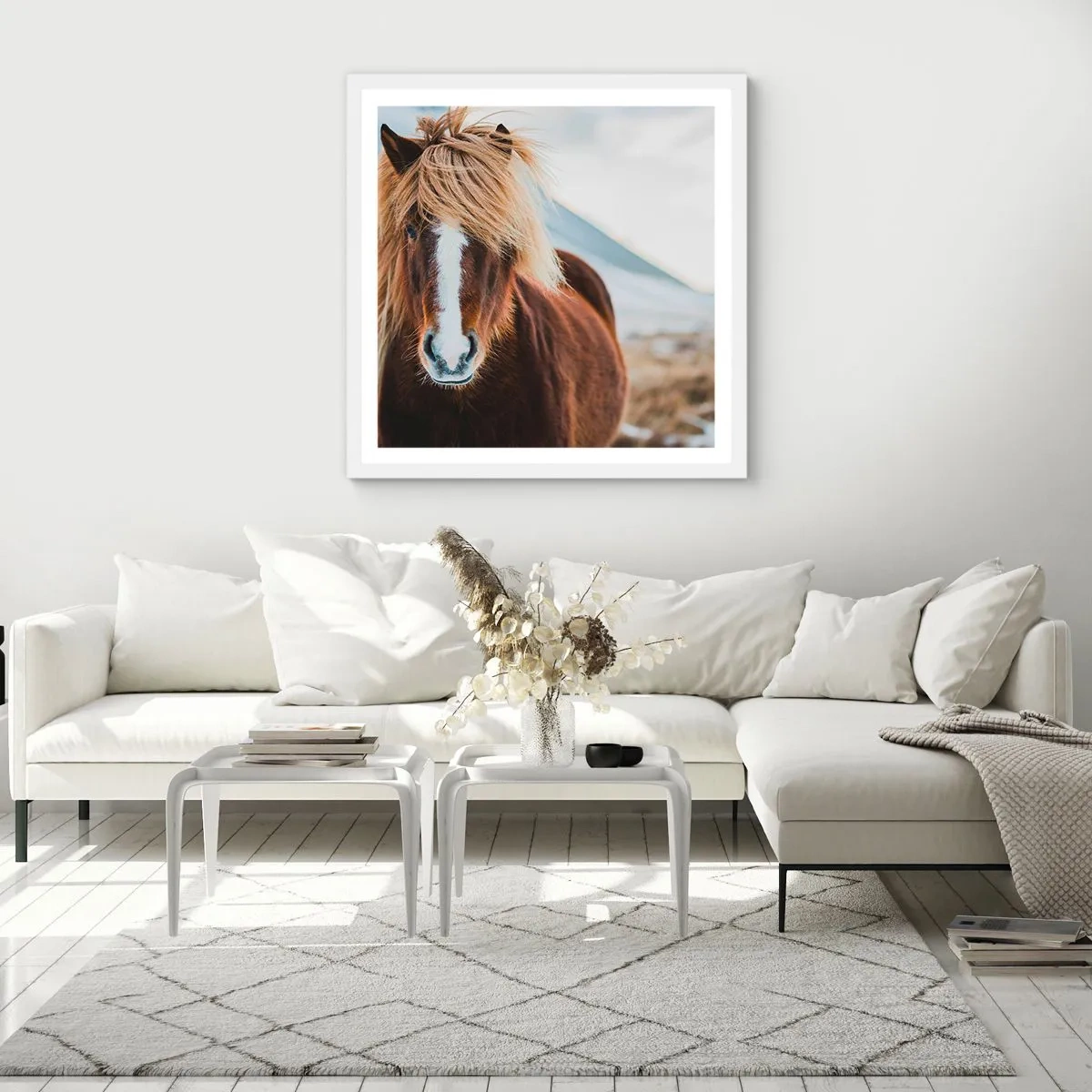 Poster in white frmae - Can You Feel the Freedom? - 50x50 cm