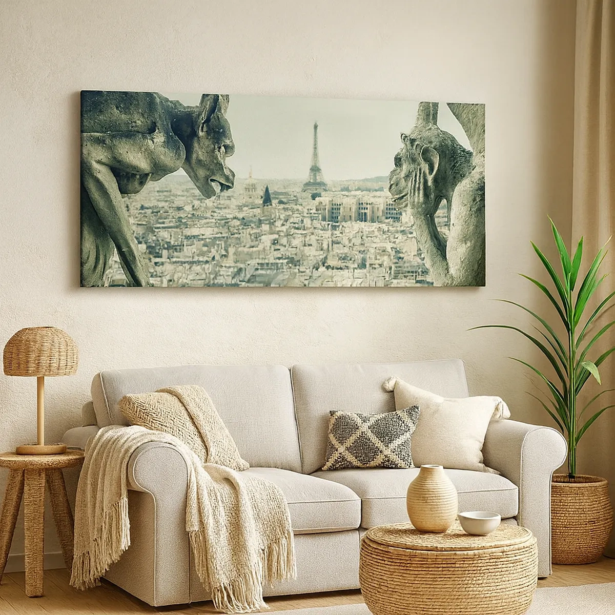 Canvas picture - Parisian Talks - 30x30 cm