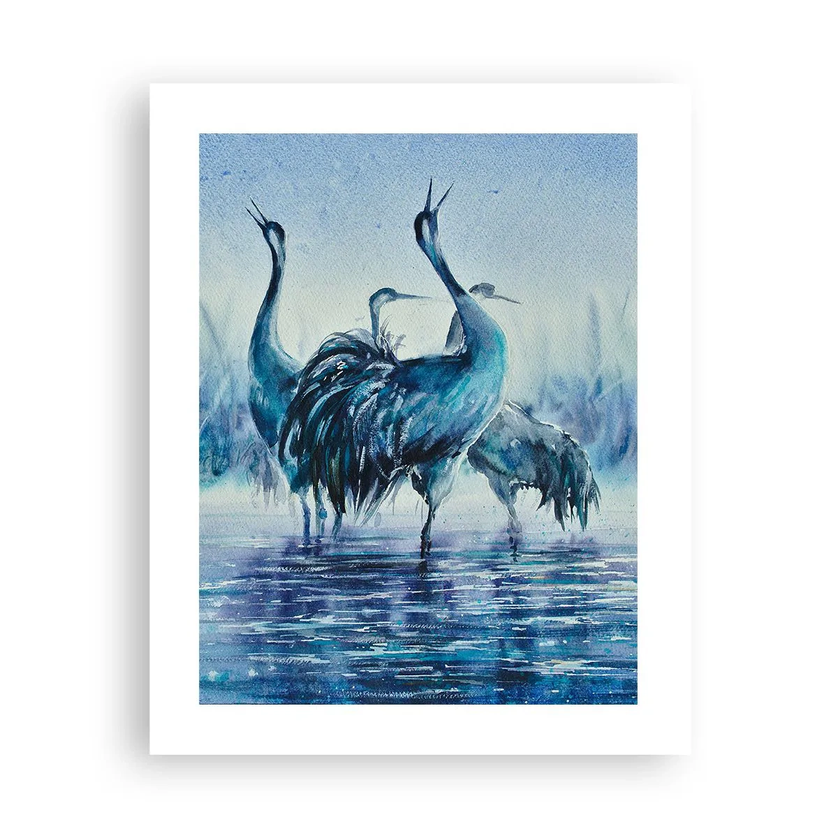 Poster - Morning Encounter - 40x50 cm