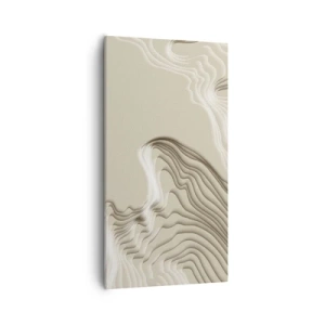 Canvas picture - Topography of Art. - 55x100 cm