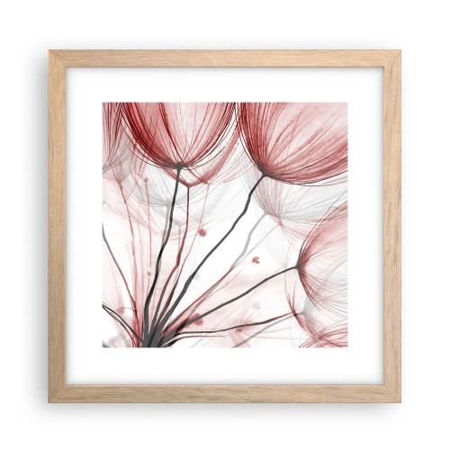 Poster in light oak frame - Before Takeoff - 30x30 cm