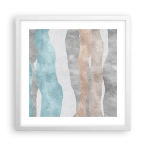 Poster in white frmae - Study of Continuity - 40x40 cm