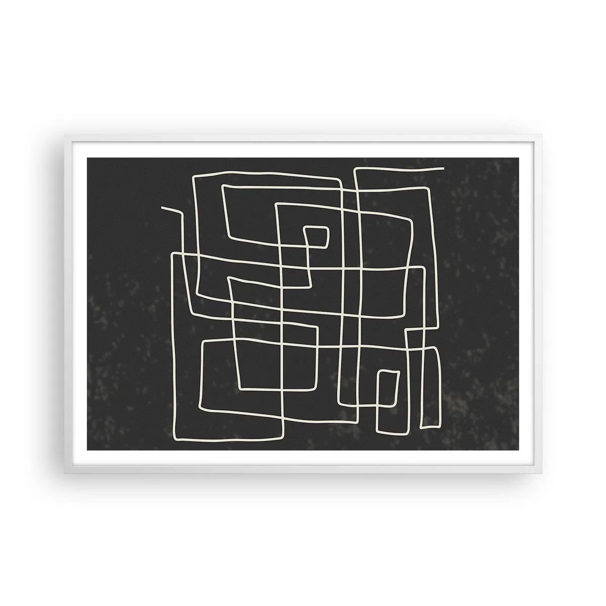 Poster in white frmae - Not Too Straight - 100x70 cm