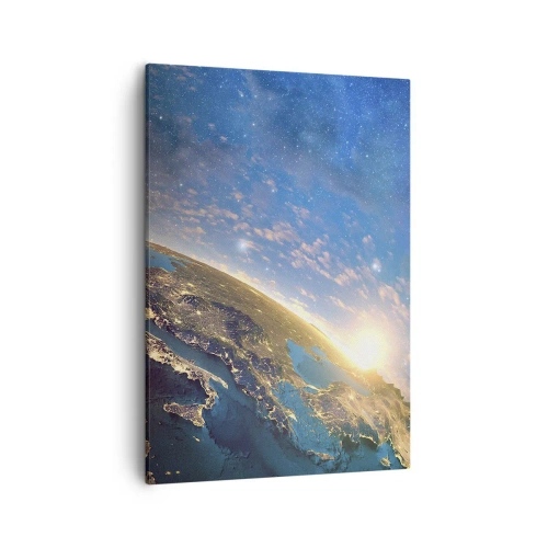 Canvas picture - Let's Look at Each Other from a Distance - 50x70 cm