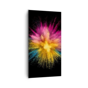 Canvas picture - Birth of Colours - 65x120 cm