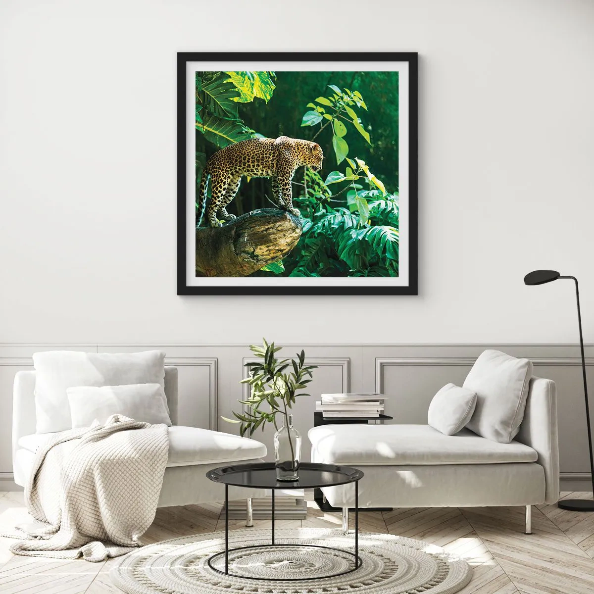 Poster in black frame - Going Hunting? - 30x30 cm