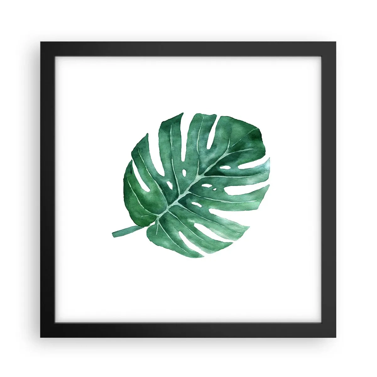 Poster in black frame - Green Concept - 30x30 cm