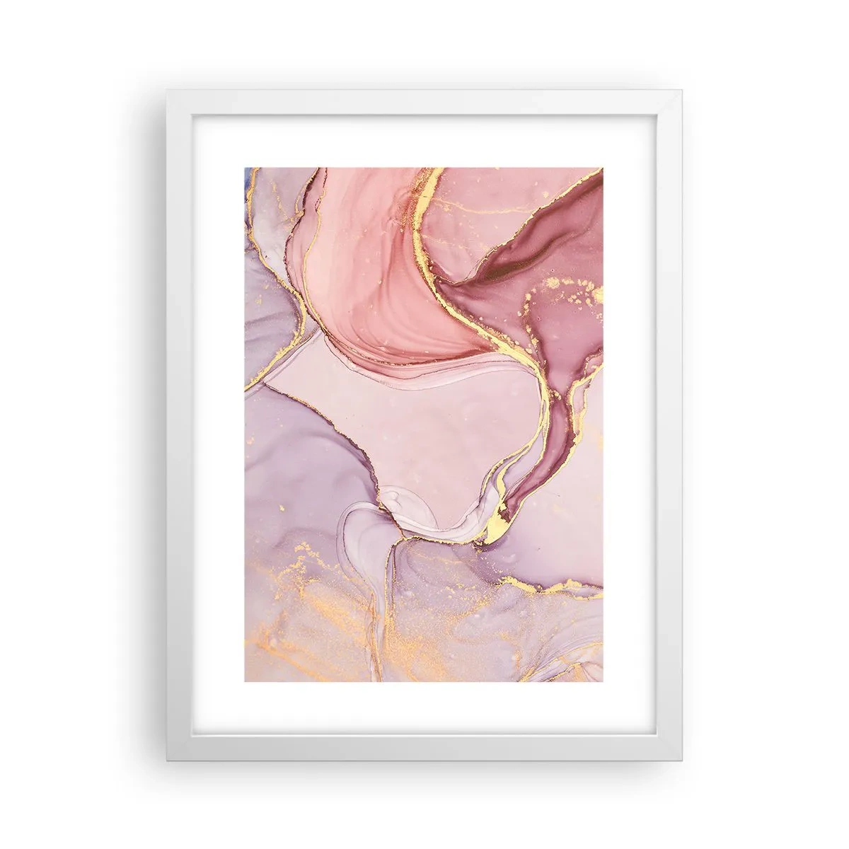 Poster in white frmae - Caress of Colours - 30x40 cm