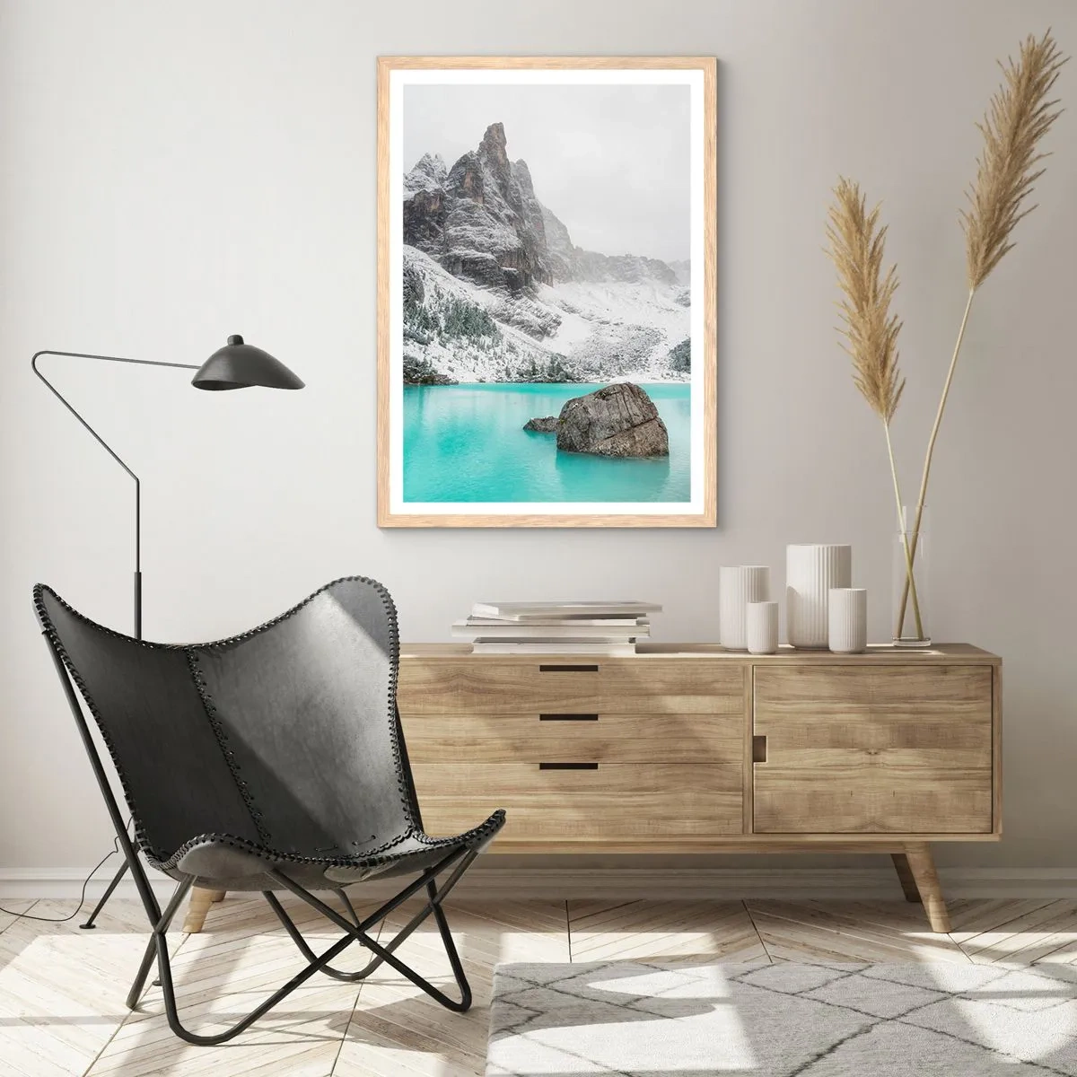 Poster in light oak frame - On Guard - 50x70 cm