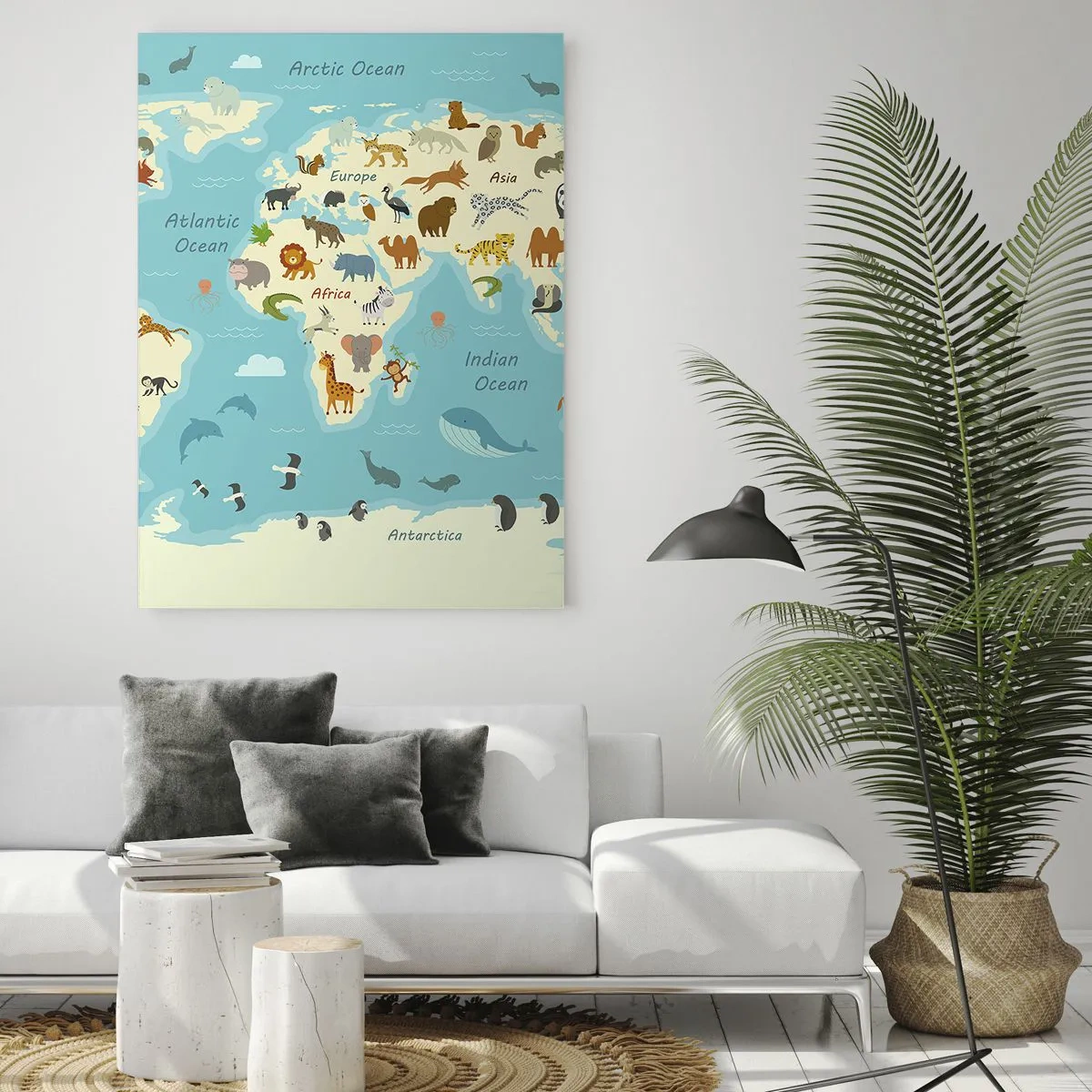Glass picture - Good Neighbours - 50x70 cm