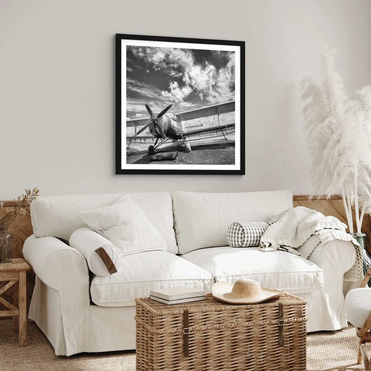 Poster in black frame - I Can't Wait! - 60x60 cm