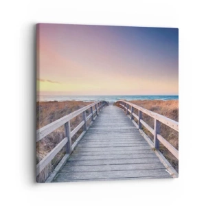 Canvas picture - Baltic Evening Aurora - 30x30 cm