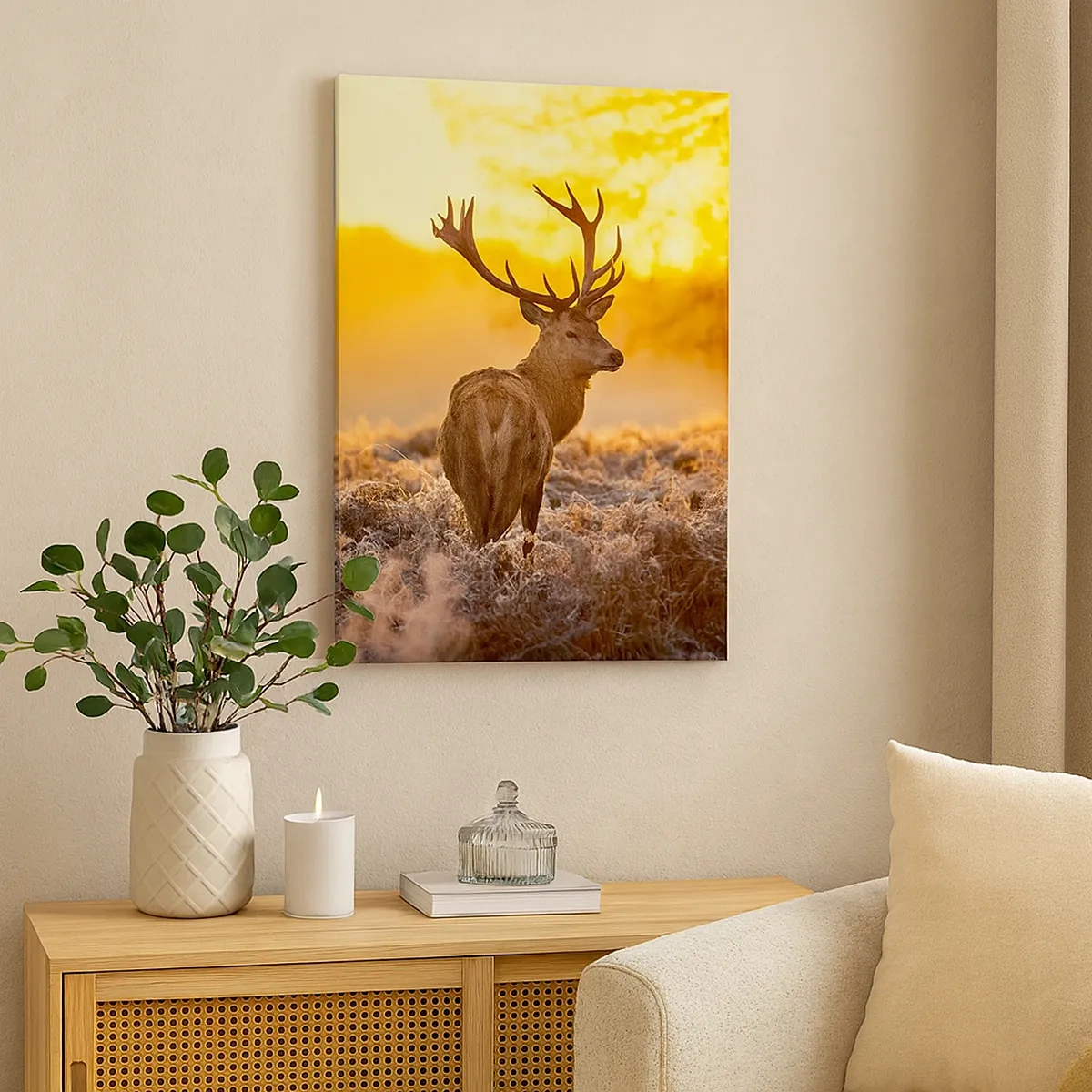Canvas picture - King of Autumnal Forest - 50x70 cm