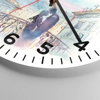 Clock face with numbers