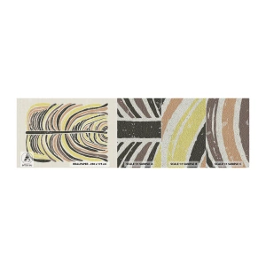 Photo Wallpaper Sample Premium Sand - Abstract: Life to the Full - Boho, Minimalism, Pastel - 100x30 cm