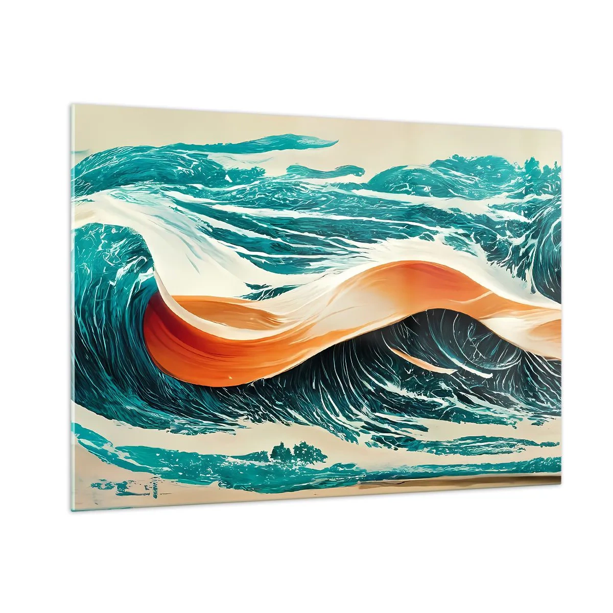 Glass picture - Surfer's Dream - 100x70 cm