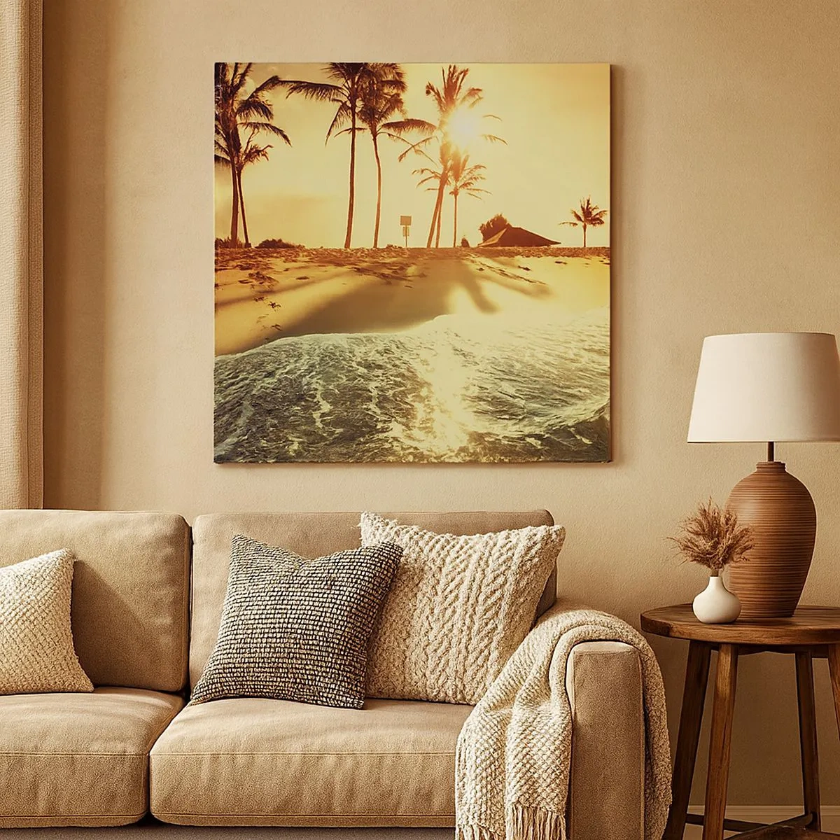 Canvas picture - Californian Afternoon - 30x30 cm