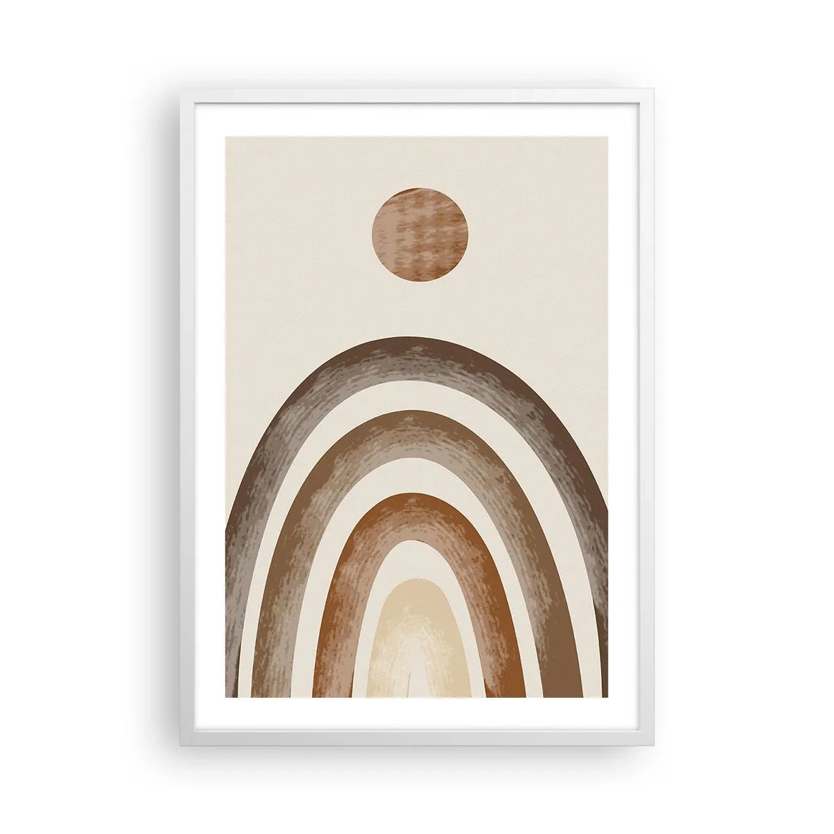 Poster in white frmae - In a Distant Galaxy - 50x70 cm