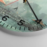 Clock face with numbers
