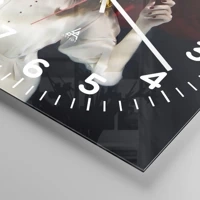 Clock face with numbers