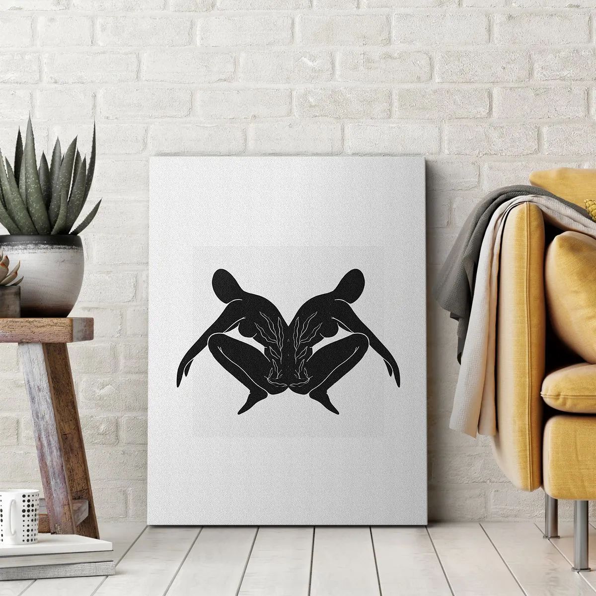 Canvas picture - Mutual Soul - 80x120 cm