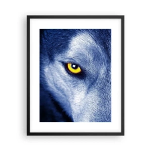 Poster in black frame - Mesmerising Look - 40x50 cm