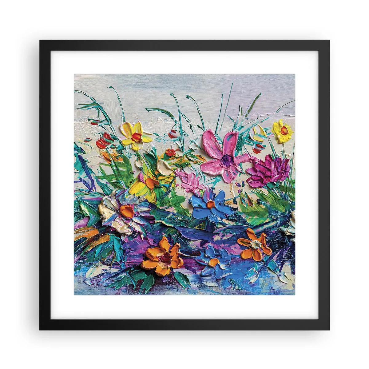 Poster in black frame - Not So Still Nature - 40x40 cm