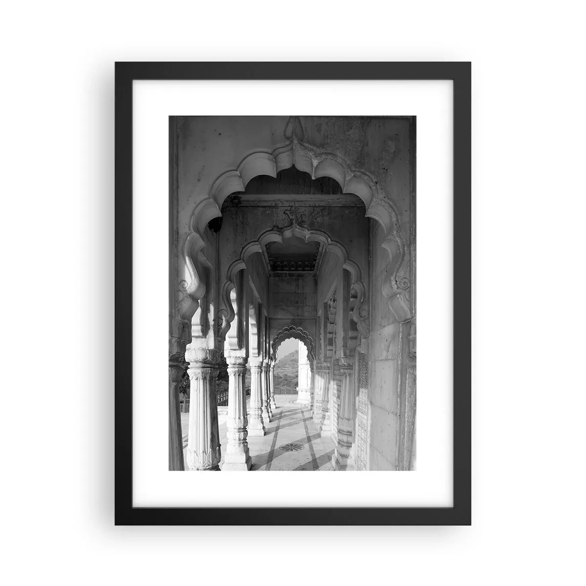 Poster in black frame - This is a Place of Fairytales of the East - 30x40 cm