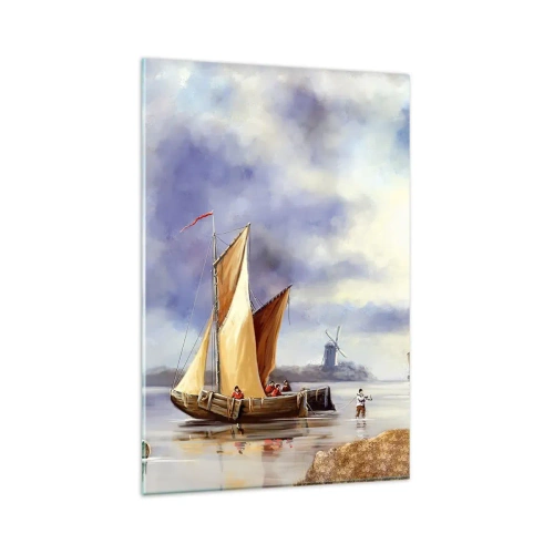 Glass picture - Return of Sailors - 80x120 cm
