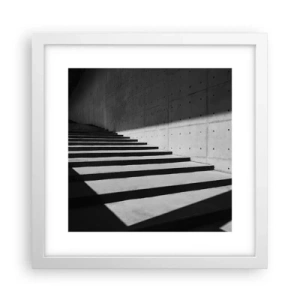 Poster in white frmae - Raw Beauty of Modernism - 30x30 cm