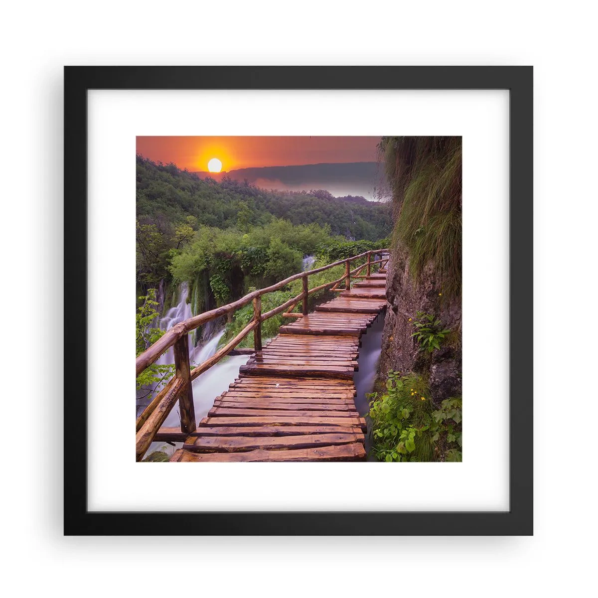 Poster in black frame - Unbelievable Beauty - 30x30 cm