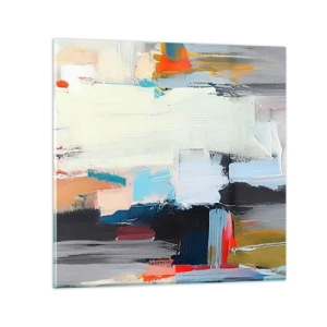 Glass picture - Is There a Method? - 70x70 cm