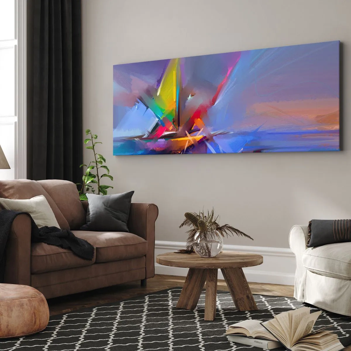 Canvas picture - Flew like s Bird - 140x50 cm