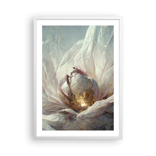 Poster in white frmae - It Blooms Once Every Hunderd Years - 50x70 cm