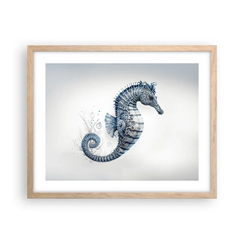 Poster in light oak frame - Subtle Joke of Nature - 50x40 cm