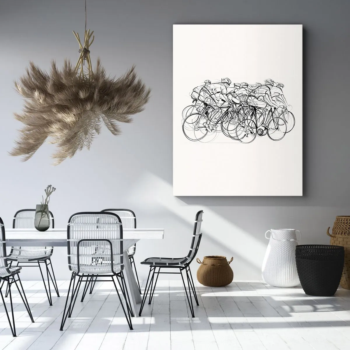 Canvas picture - Together as a Team - 50x70 cm