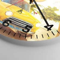 Clock face with numbers