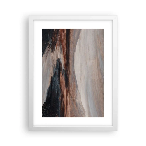 Poster in white frmae - Quiet Valley - 30x40 cm