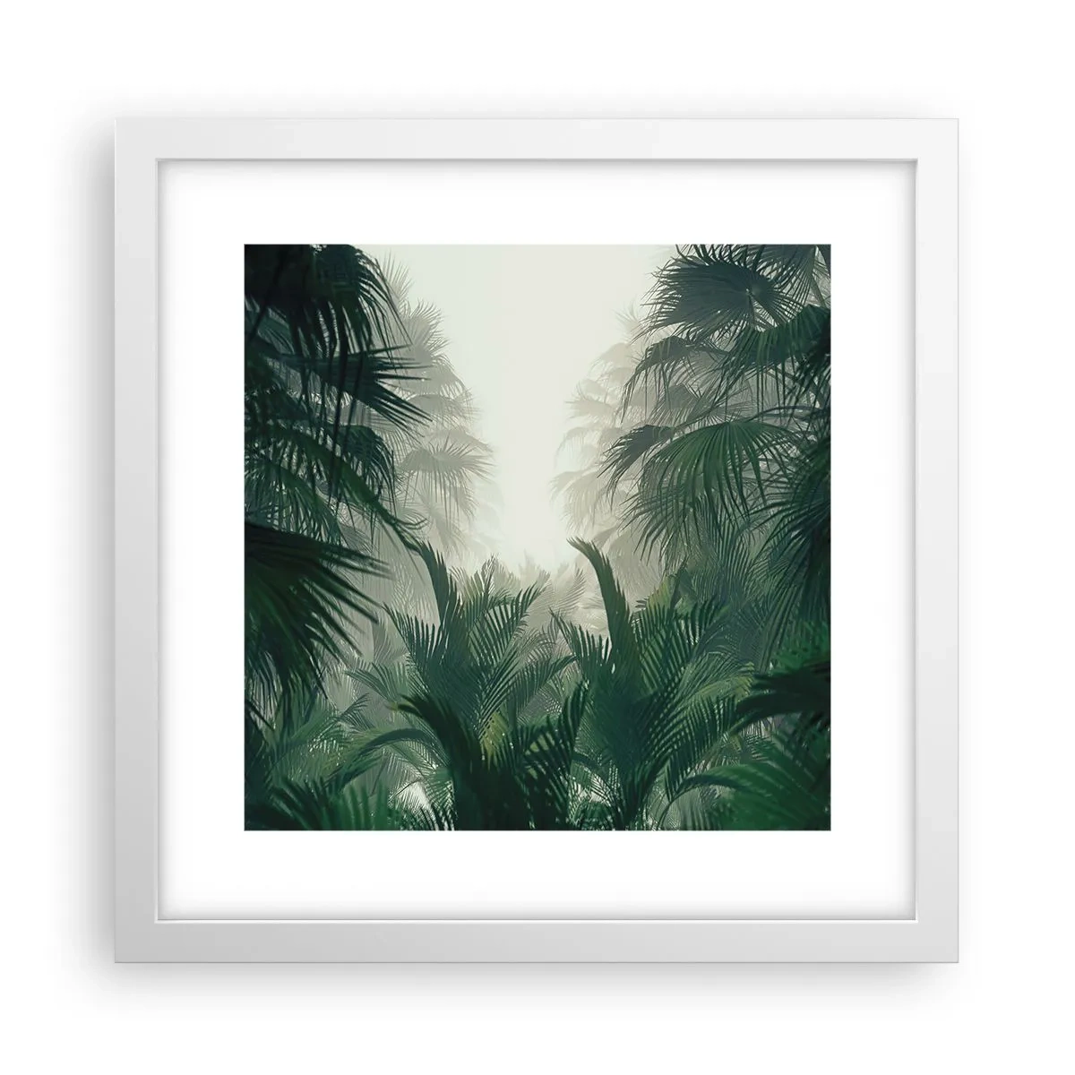 Poster in white frmae - Tropical Secret - 30x30 cm