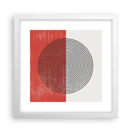 Poster in white frmae - To the Core - 30x30 cm