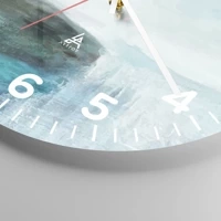 Clock face with numbers