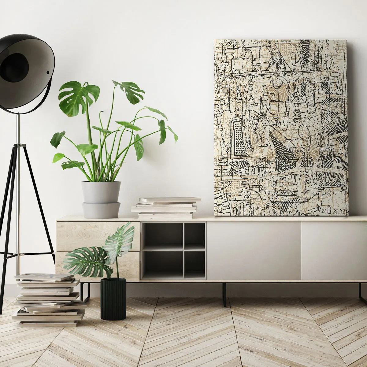 Canvas picture - Waiting to Be Decoded - 50x70 cm